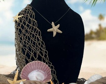 Star Fish - Handgefertigter nautischer Schmuck aus echtem Strandsand aus Florida