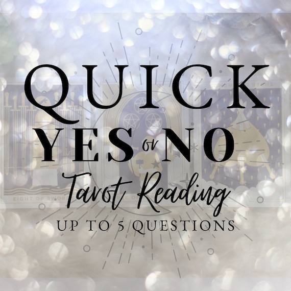 Yes or No Tarot Reading, Quick Answers