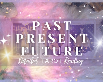 Insight to Any Problem, 3 Card, Past, Present, Future, Tarot Reading, Detailed, Fast Service