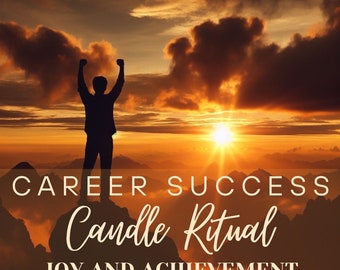 Career Spell, Job Interview, Work Success, career advancement, improved performance, happy workplace, attract opportunities, candle magic
