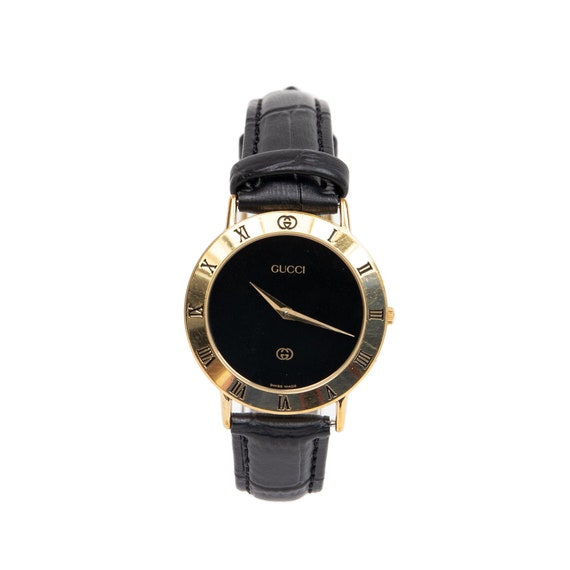 Gucci 3000M 18k Gold Plated Watch - Etsy