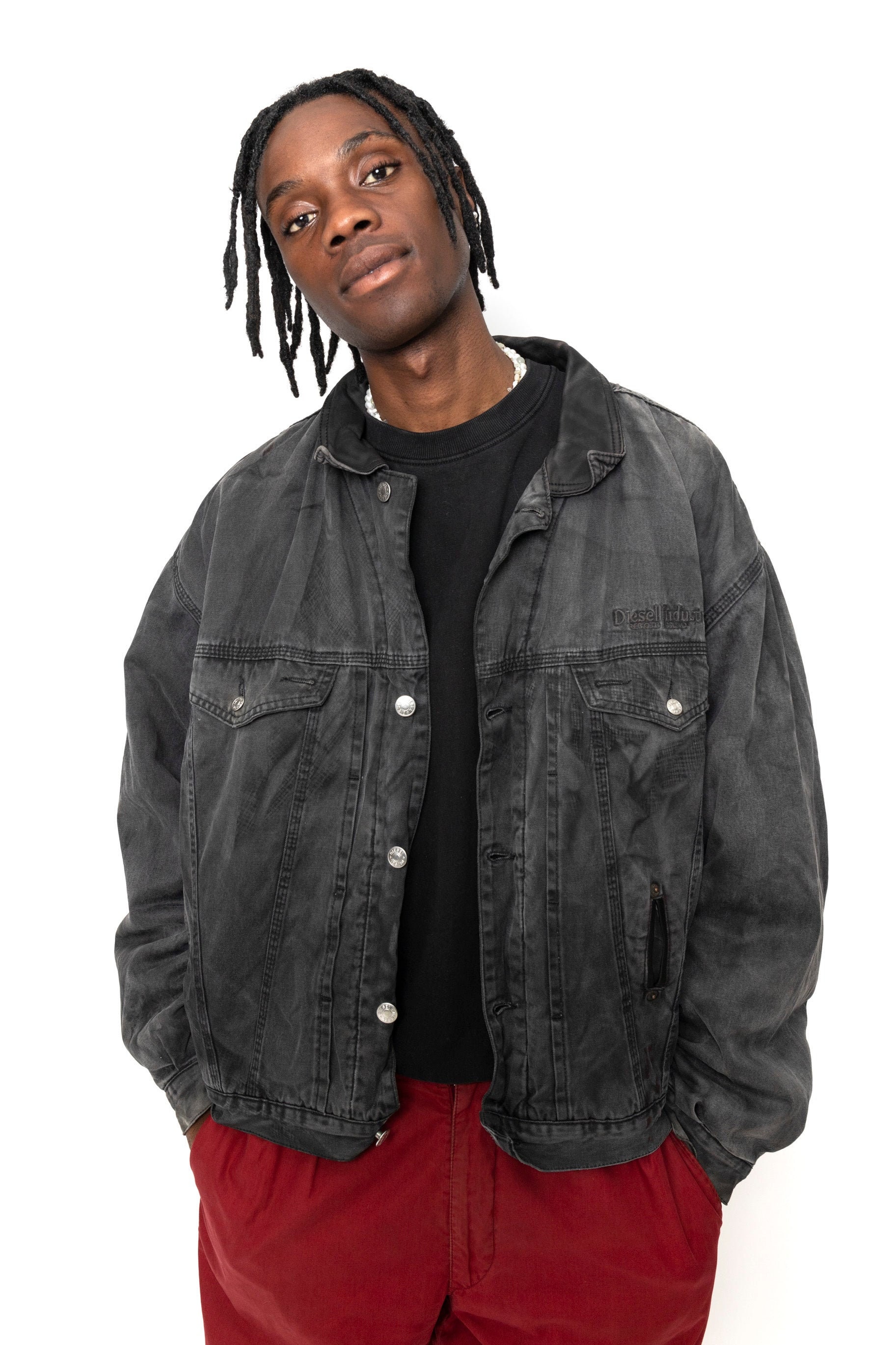 Denim Jacket Diesel - Etsy