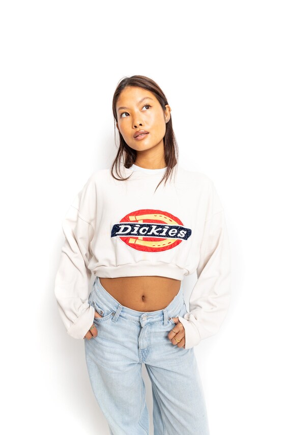 dickies cropped moletom com capuz