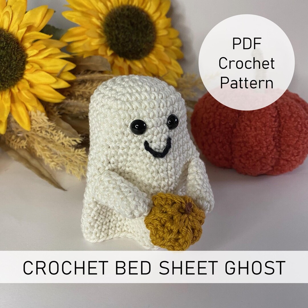 CROCHET PATTERN: Bed Sheet Ghost and Pumpkin PDF Pattern - Etsy