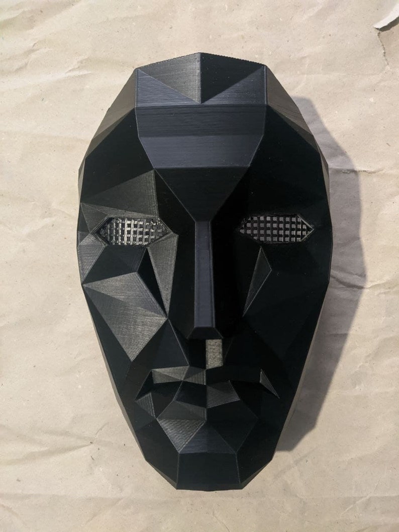 Squid Game Frontman Mask 3D Printed Etsy