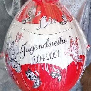 Jugendweihe XL surprise egg to fill yourself