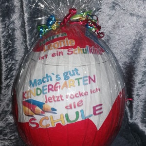 Back-to-school XXL surprise egg that you can fill yourself is a special gift highlight