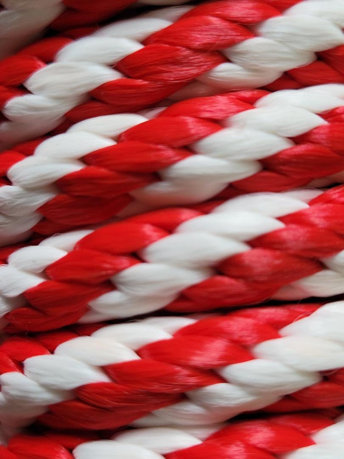 Thick Soft Candy Cane Rope for Holiday Decorations and Crafts That is