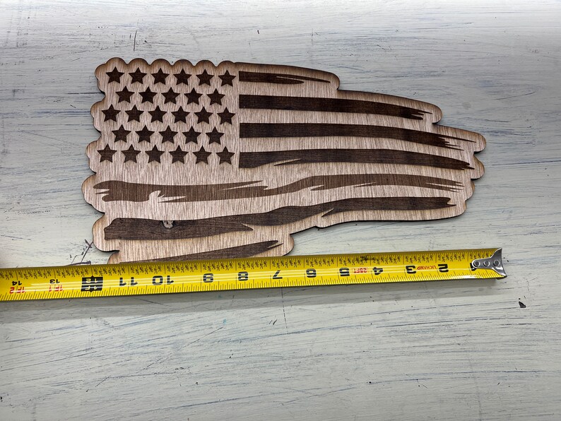 Wooden American Flag Wall Art Etsy