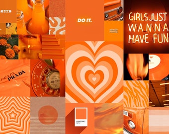 Orange Aesthetic Etsy