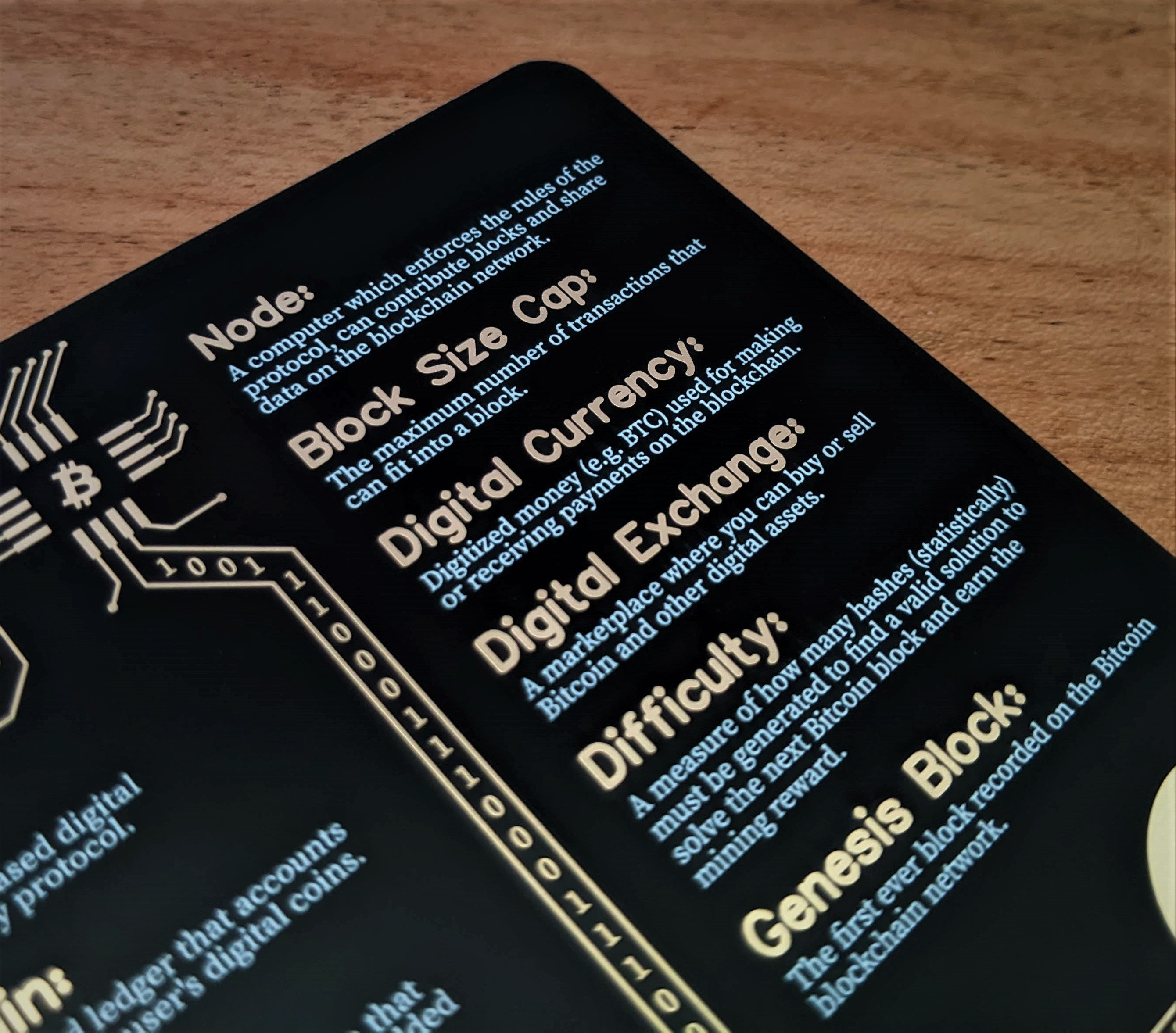 Bitcoin Cheat Sheet Coasters Made From a High Quality Circuit Board for  Cryptocurrency Lovers - Etsy