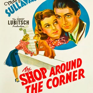 Reproduction Vintage Musical "The Shop Around The Corner", Poster, Home Wall Art, Various Sizes Available