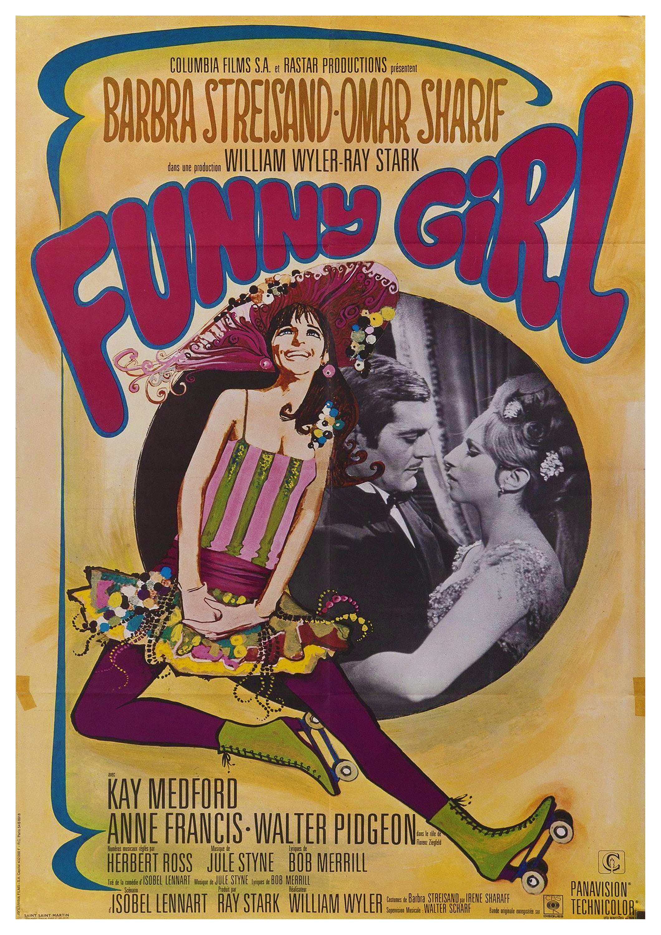 Reproduction Vintage funny Girl Poster Home Wall Etsy