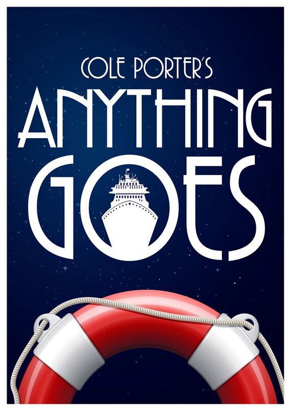 Anything Goes Broadway Poster