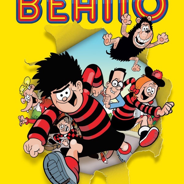 Reproduction Vintage "Beano" Comic Poster, Home Wall Art, Various Sizes Available