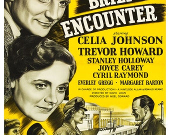 Classic Movie Film Poster Print Picture A4 Brief Encounter Trevor Howard
