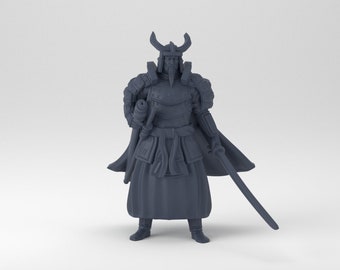 Daimyo | Noble | Armoured | Humanoid | Medium | D&D | Pathfinder | TTRPG | 32mm | Miniature | YourNeighborKnight