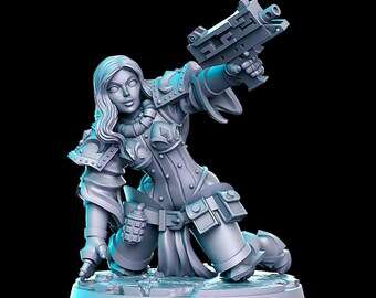 Nun Squad-miniatuur | 32 mm, RN Estudio, D&D, TTRPG