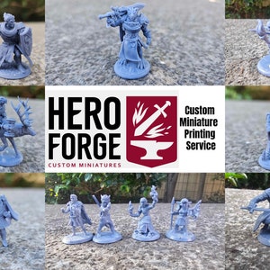 Heroforge Custom Miniature Printing Service | Resin Printing Service