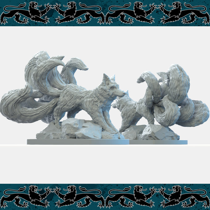 Kitsune | Seven-tailed Fox | Familiar | Wildshape | Medium | D&D ...