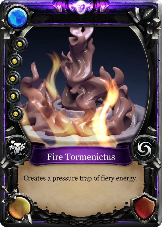 Fire Tormenictus Fire Trap Glyph of Warding D&D Etsy