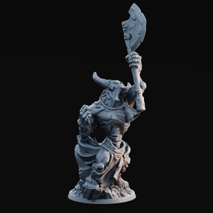 Minotaur Skeleton | Undead | Large | D&D | Pathfinder | TTRPG | 28mm | 32mm | Miniature | Arbiter Miniatures