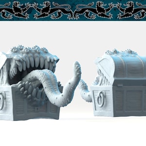 Mimic | Monstrosity | Small | Medium | Large | D&D | Pathfinder | TTRPG |  32mm | 28mm | Brayan Nafarrate