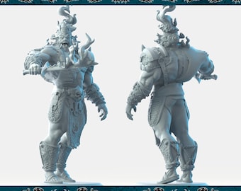 Fire Giant | Giant | Huge | D&D | Pathfinder | TTRPG | 32mm | 28mm | Brayan Nafarrate