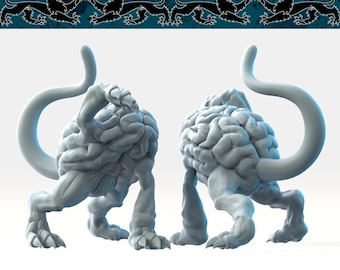 Intellect Devourer | Brain-Dog | Rochnon | Aberration | Tiny | D&D | Pathfinder | TTRPG | 32mm | 28mm | Brayan Nafarrate