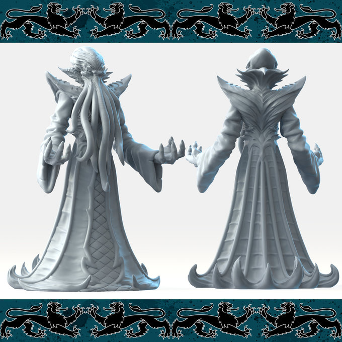 Hastur | Mind Flayer | Aberration | Medium | D&D | Pathfinder | TTRPG | 32mm | 28mm | Brayan Nafarrate