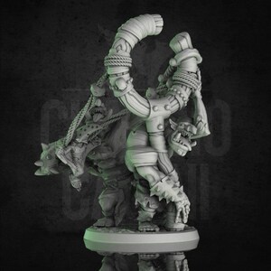 Troll Catapult | Giant | Large | D&D | Pathfinder | TTRPG | 28mm | 32mm | Miniature | Claudio Casini Art