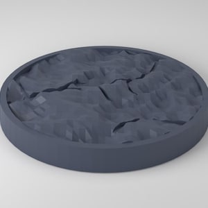 Cracked Bases | 25mm | 32mm | 40mm | TTRPG | Miniature | Bless3D Design