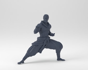 Warrior | Monk | Humanoid | Medium | D&D | Pathfinder | TTRPG | 32mm | Miniature | YourNeighborKnight