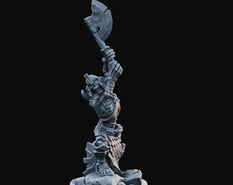 D&D | Pathfinder | TTRPG | Undead Skeleton Knight 32mm Scale Miniature by Arbiter Miniatures