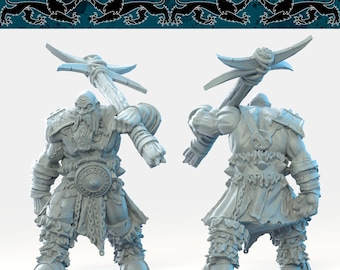 Ice Giant | Frost Giant | Giant | Huge | D&D | Pathfinder | TTRPG | 25mm | 28mm | 32mm | Brayan Nafarrate