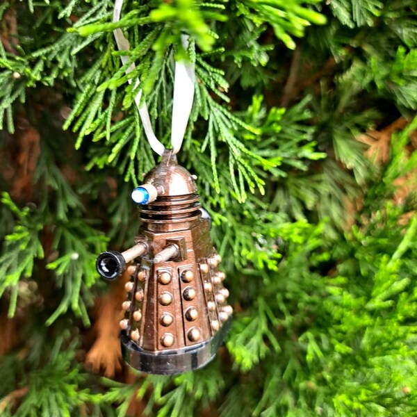 Dalek | Ornament | Christmas | Hand painted