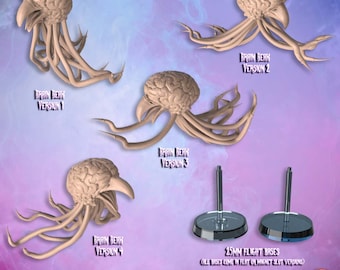 Brain Beak | Grell | Aberration | Medium | D&D | Pathfinder | TTRPG | 75mm | 32mm | Miniature | Sync Ratio Systems