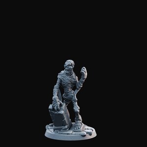 Mummy | Undead | Medium | D&D | Pathfinder | TTRPG | 28mm | 32mm | Miniature | Arbiter Miniatures