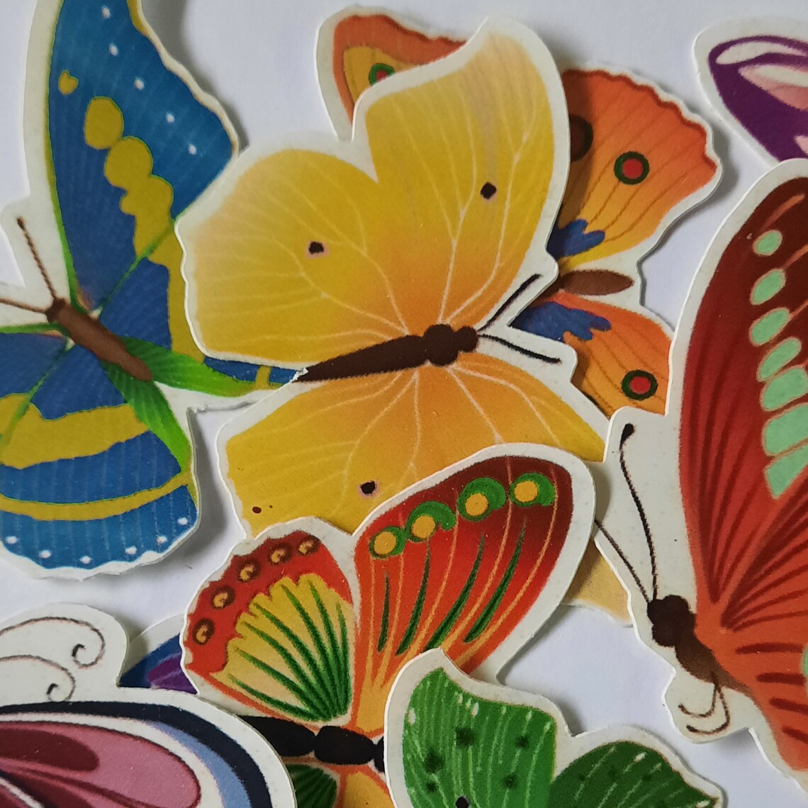 Small Butterfly Stickers Cute Colorful Assorted Colors Etsy