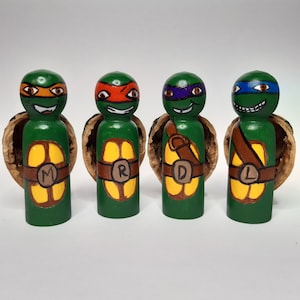 Teenage Mutant Ninja Turtles Peg-dolls
