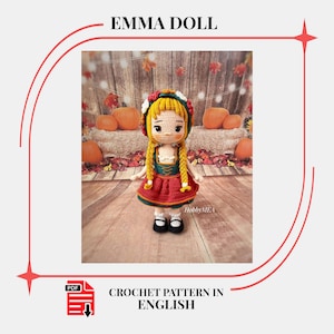 Emma Doll Crochet Pattern: Oktoberfest Girl