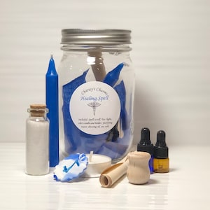 Healing Spell Jar Kit, Healing Spell, Get Well Spell