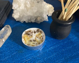 Love Manifesting Candle: Natural Oils & Herbs (Pack of 2)