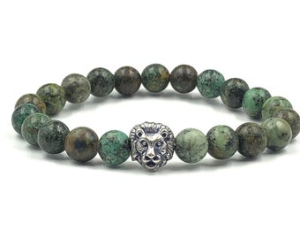 Bracciale Spirituale, Braccialetto In Turchese Africano Con - Foto 9