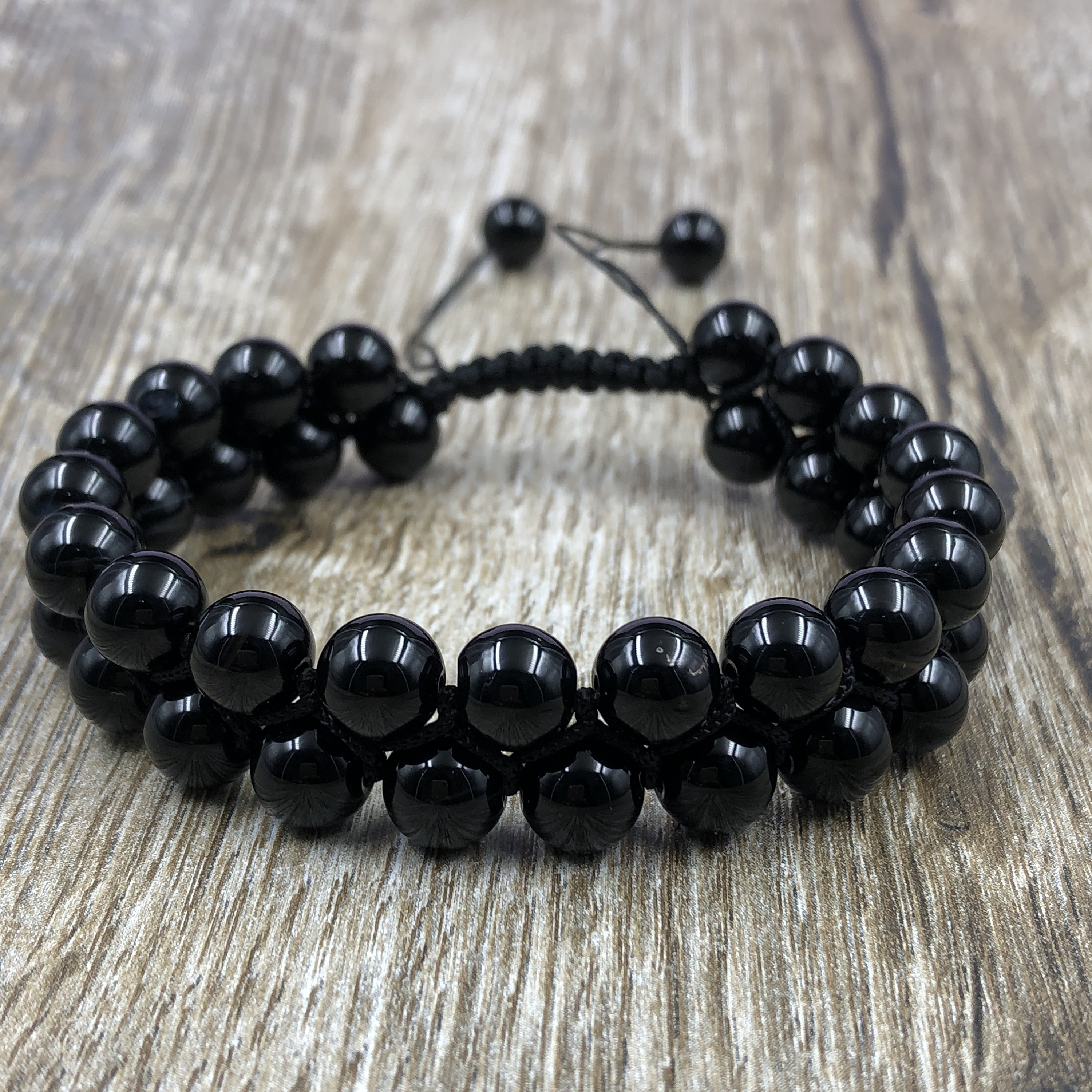 Olivenorma 8mm Obsidian Beads Bracelet main image 1