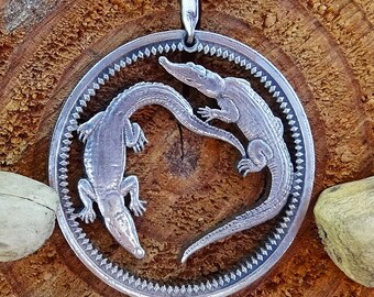 Papua New Guinea Coin Pendant - 1 Kina