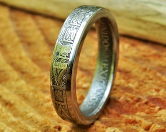 5 peso ring from Mexico