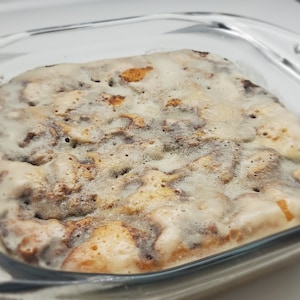 Keto Cinnamon Roll Cake / Sugar-Free / Low-Carb / Gluten-Free