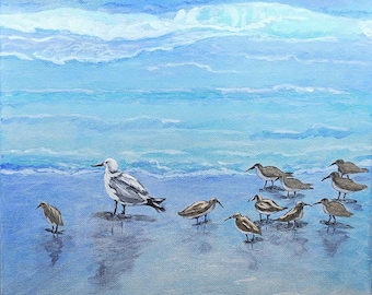Summer Blues - original acrylic painting
