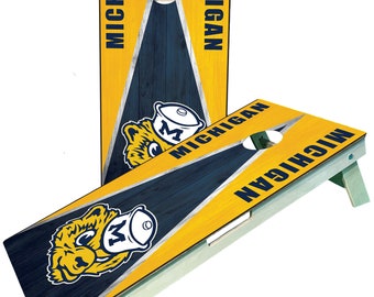 Tableros Cornhole de los Michigan Wolverines